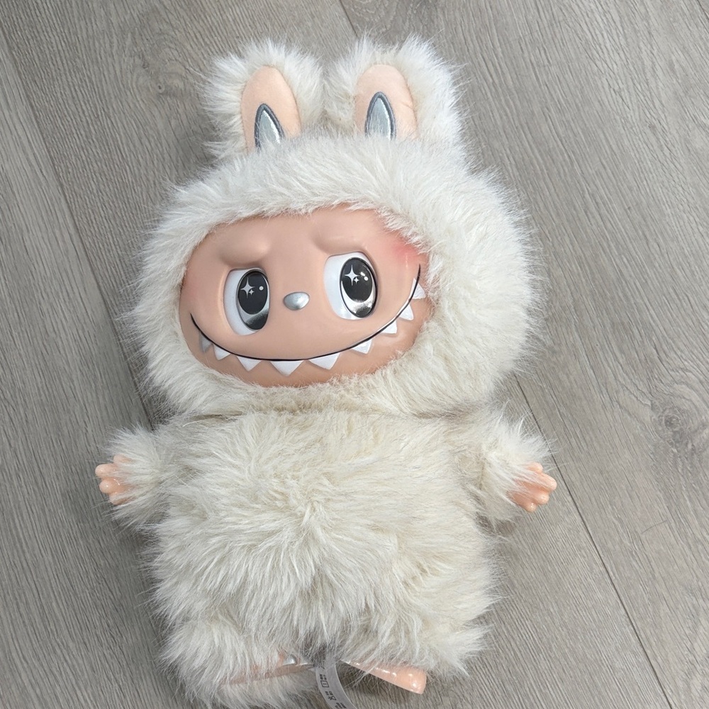 Zimomo labubu White Monster Plush Toy